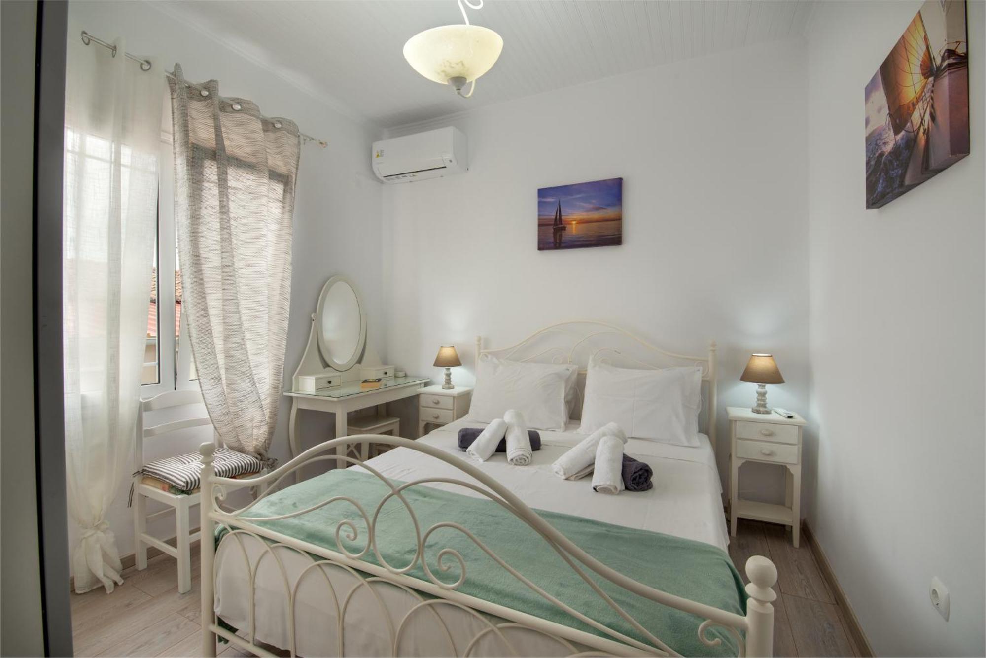 Loggos Seaview Cottage With Private Pool By Konnect Longós المظهر الخارجي الصورة